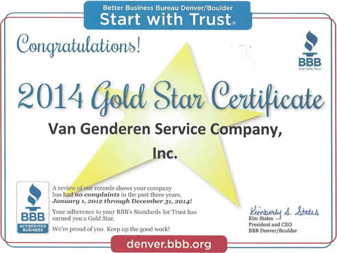 Gold Star Better Business Bureau